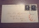 USA 1866, Sc. 77 On Transatlantic Cover New York > France. C.V For Stamps Only  350 USD (lettre  Brief Transatlantique) - Lettres & Documents