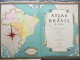 ATLAS DO BRASIL GLOBO - Livre De Géographie ( Brésil ) - Grand Format : 32.5 X 44 Cm - ( 1953 ) . - Scolaires