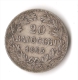 VATICAN  20  BAIOCCHI  1865  ARGENT - Vatican