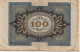 Billets - B855-  Allemagne   - Billet 100 Mark 1920  ( Type, Nature, Valeur, état... Voir 2scans) - 100 Mark