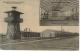 CPSM MILITAIRE OHRDRUF (Allemagne-Thuringe) - Camp De Prisonniers 1914/18 : 2 Vues Uhrturm Und Kirchenzelt - Autres & Non Classés