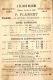 Paris, A La Rose Blanche, Cafés Flament, Jolie Chromo Dorée Lith. Vallet Minot, Le Sens Dessus Dessous - Tea & Coffee Manufacturers