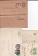 DANMARK - 7 ENTIERS POSTAUX Dont 1 ENVELOPPE REPIQUEE "MOLLER HURUP" + 2 BANDES-JOURNAUX + 2 CARTES SERVICE De ALLINGE - Postal Stationery