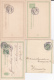 DANMARK - 7 ENTIERS POSTAUX Dont 1 ENVELOPPE REPIQUEE "MOLLER HURUP" + 2 BANDES-JOURNAUX + 2 CARTES SERVICE De ALLINGE - Postal Stationery