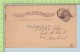 1 Cent 1893 Entier Postal, Killer With A "1" Cover St-John N.B. 1893  To  Cote St-Paul P. Quebec 2 Scans - 1860-1899 Règne De Victoria
