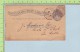 1 Cent 1891 Entier Postal Cancellation Double, Petite Carte Expédié à Cote St-Paul P. Quebec 2 Scans - 1860-1899 Reign Of Victoria