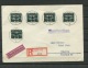 Germany/Poland/GG 1940 Register Cover  Mi 35-9 Overprint  Cv 236 Euro - Gouvernement Général