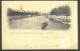 France - CF007 - CP Lyon - (2scan) La Saône, La Passerelle Saint Georges - Bateaux Péniches - Timbre Type Blanc N°111 1A - Autres & Non Classés