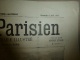 1897  LE PETIT PARISIEN :Epouvantable Naufrage Du Navire "La Ville De Saint-Nazaire"; NANSEN L'explorateur;Conseil De - Le Petit Parisien