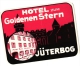 10 Hotel Labels , Etiketten  GERmany Duitsland Allemagne Garmisch Hannover Jutebor- Karlsruhe Dusseldorf Koblenz Hamm - Hotelaufkleber