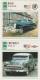 COLLECTOR CARDS - USA : BUICK ROADMASTER RIVIERA ('54) & CHEVROLET 2400 BEL AIR SEDAN ('53)  - USA - Autos