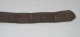 Delcampe - YUGOSLAVIA ARMY - JNA Vintage Military Belt Genuine Leather - Lengths Max. 105. Cm * Militaire Armée Yougoslavie - Equipment