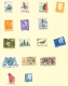 SWEDEN - Small Collection/Accumulation Of Stamps On Leaves As Scans - Colecciones