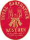 10 Hotel Labels GERMANY Duitsland Allemagne  Neuenahr Munchen Nauheim Cuxhaven Nurnberg Frankfurt Lindau - Hotel Labels