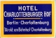 Delcampe - 10 Hotel Labels - Etiketten -Berlin 6  Hamburg Bielefeld - Heidelberg GERMANY Duitsland Allemagne - Hotel Labels