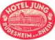 Delcampe - 15 Hotel Labels GERMANY Duitsland Allemagne Bayern Norlingen Nauheim Wiesbadeb Schwabach Rudesheim Ulm - Hotel Labels