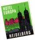 12  Hotel Labels Sammlung  Etiketten -5 Heidelberg -  3 Baden Baden - 4 Hannover GERMANY Deutschand Surh Gute Behaltung - Hotelaufkleber
