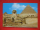 Giza The Sphinx With Khephren And Mykerinos Pyramids - Gizeh