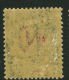 French:Gabon SG74a 1912 10c On 50c Fresh MLH - Andere & Zonder Classificatie