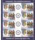 ROMANIA 2012 POLICE JANDARMERIE ,MINISHEET + LABELS  ,** MNH - Hojas Completas