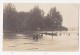 Cpa Carte Photo DECIZE Crue De La Loire Enfants A La Pose ANIMEE 1907 - Decize