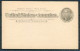 USA Private Postal Stationery Ganzsache Howard Platts - Holbrook (Mass) Fine Shoes - ...-1900