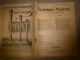 1er Juin 1929  LA TECHNIQUE MODERNE  Et : L' ORGANISATION Du TRAVAIL ; Chemins De Fer.......etc........ - 1900 - 1949