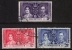 Mauritius Scott 208/210 - SG249/251, 1937 Coronation Set Used - Maurice (...-1967)