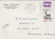 DEER, CERF, STAMP ON AIRMAIL COVER, SENT TO ROMANIA, 1991, FRANCE - Briefe U. Dokumente