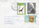 GIRAFFES, MOTHER TERESA FROM CALCUTTA, CAROUSEL, STAMPS ON AIRMAIL COVER, 1999, ARGENTINA - Briefe U. Dokumente