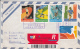 SOCCER, FOOTBAL, USA ´94 WORLD CUP, PANAMERCAN GAMES, STAMPS ON REGISTERED AIRMAIL COVER, 1995, ARGENTINA - Briefe U. Dokumente