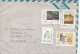 FLOWERS, TREES, RIVERS, STAMPS ON AIRMAIL COVER, 1991, ARGENTINA - Brieven En Documenten