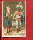 PARIS TRAVAILLEURS  SUPERBE CHROMO DOREE CALENDRIER SICARD  COSTUME DOMESTIQUE LIVREE  ORIENTALISME 1888 - Small : ...-1900