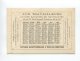 PARIS TRAVAILLEURS  SUPERBE CHROMO DOREE CALENDRIER SICARD  COSTUME DOMESTIQUE LIVREE  ORIENTALISME 1888 - Petit Format : ...-1900