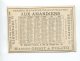 PARIS AMANDIERS   SUPERBE CHROMO DOREE CALENDRIER SICARD  COSTUME DIRECTOIRE ELEGANT 1888 - Kleinformat : ...-1900