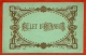 BILLET D' HONNEUR 1874 Avec Dorures - ECOLE - Diplomas Y Calificaciones Escolares