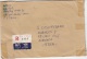 HOUSES, STATUES, ARENA, STAMPS ON REGISTERED AIRMAIL COVER, 1995, CHINA - Lettres & Documents