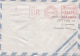 POSTMARKS ON REGISTERED AIRMAILCOVER, 1989, ARGENTINA - Briefe U. Dokumente
