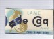 Boite En Emballage D´origine De 5 Lames De Rasoirs En étui Papier Marque LE COQ Bleue Pour Barbe Dure ( Rasoir Lame ) - Accessoires