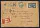 MAROC - MAZAGAN / 1925 LETTRE AVION POUR GRENOBLE TAXEE  (ref 3293) - Lettres & Documents