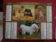 Petit Chat, Chien Et Poussin , Calendrier Almanach Du Facteur - Oller - 2008 - 2 Photos - Grand Format : 2001-...