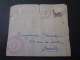 Enveloppe-Lettre Croix-Rouge Française Cachet Rouge CRF équipe D´urgence Marseille>guerre 1943 -Lire Archive Red - Cross - Rode Kruis