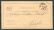 1882 Sweden Malmo 6 Ore Stationery Riksbankens - Gefle - Briefe U. Dokumente