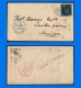 GB 1841- 0011, 2d Blue Imperf  Wmk SC SG14 Cover Oxford-Halifax (2 Scans) - Cartas & Documentos