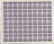 ITALIA REPUBBLICA ITALY REPUBLIC  1950 RADIODIFFUSIONE LIRE 20 MNH FOGLIO INTERO SHEET - Ganze Bögen