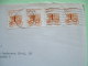 USA 1988 Cover To Denmark - Bread Wagon - Rose Logo - Other & Unclassified