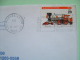 USA 1994 Cover From Los Angeles - Train - Geography Logo - Stamp Festival Slogan - Covers & Documents