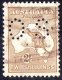 Australia 1915 Kangaroo 2 Shillings Brown 2nd Wmk Perf OS Used - - Used Stamps