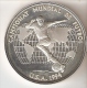 MONEDA DE PLATA DE ANDORRA DEL CAMPEONATO MUNDIAL DE FUTBOL USA 1994  10 DINERS AÑO 1993 (SILVER-ARGENT) - Andorra