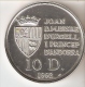 MONEDA DE PLATA DE ANDORRA DE UN OSO PARDO DE 10 DINERS AÑO 1992 (SILVER-ARGENT) - Andorra